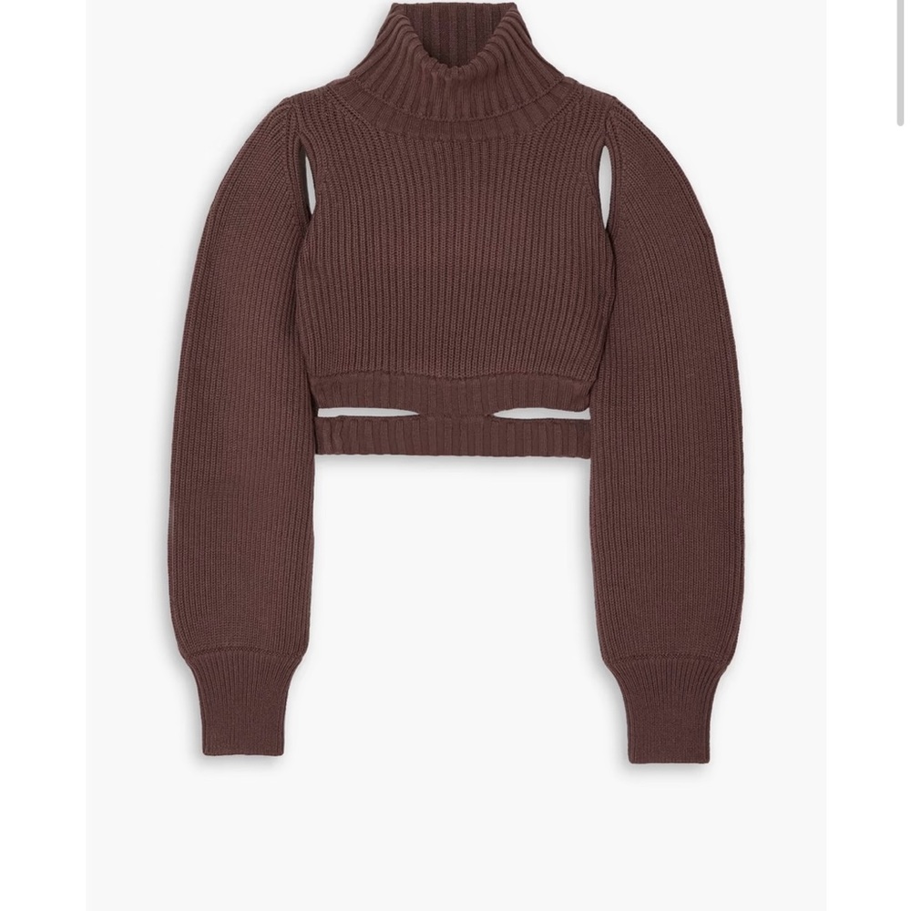 Andrea Adamo Cutout Sweater